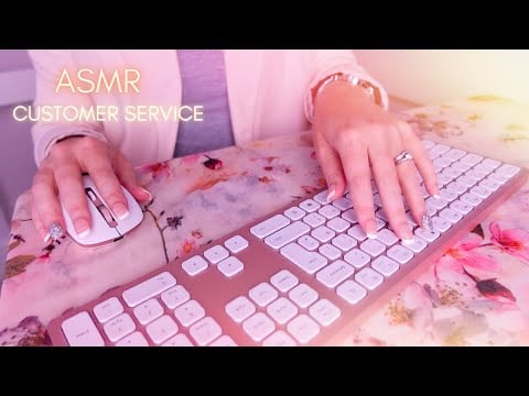 ASMR -  Sleep Clinic Customer Service | Phone Voice, Typing, Soft Spoken