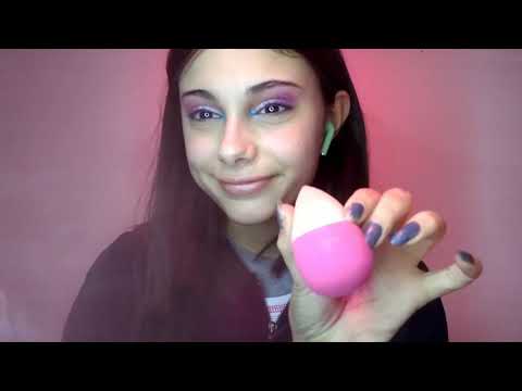 ✨ASMR || me maquillo  ~ susurros Serca del micro // jaz. P