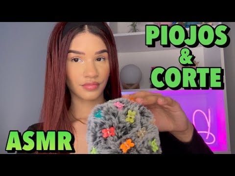 Asmr te busco los PIOJOS y te corto el pelo