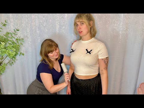 ASMR Clothes Fitting, Measuring | Fabric Noises, SoftSpoken for Sleep, Soothing Tingles, Lint Roller
