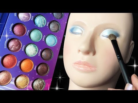 ASMR Makeup Application on Mannequin #3 (Whispered)