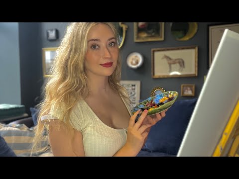 ASMR | Art Student Chats To You In Class Roleplay 🌻