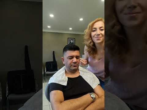 💈ASMR TURKISH LADY BARBER HEAD MASSAGE & SCRATCHING