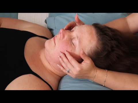 ASMR | Gentle Face, Scalp & Shoulder Attention | Light Touch Massage