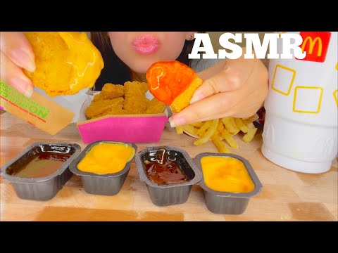 ASMR Mc Donald’s BTS Meal CHICKEN NUGGETS & FRIES (No Talking) ( Eating Sounds)