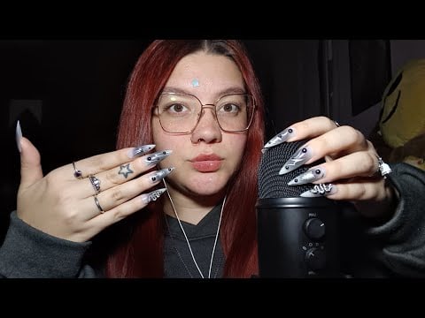 XXL ULTRA LONG NAILS (Mic Scratching, Pensieri Negativi, Ciambellina squishy) 😴💜 | ASMR ITA