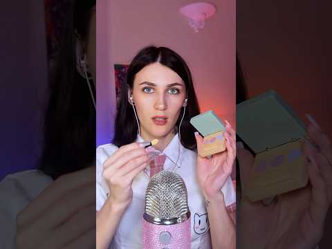 ASMR Wooden Cosmetics #asmr #tingles #relaxing #sleepasmr #shorts