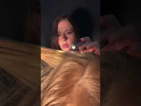 ASMR lice removal