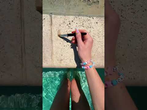 guess the logo asmr game at the pool #asmr #relaxandplay #asmrgames #lofiasmr
