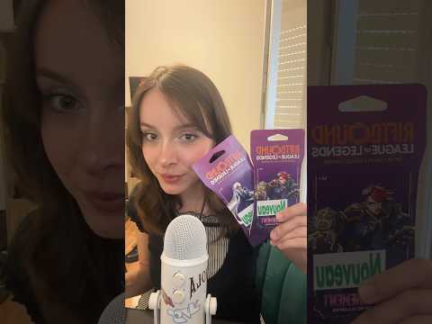 Riftbound Pack Opening (ASMR) #french #asmr #frenchasmr #riftbound #tcg