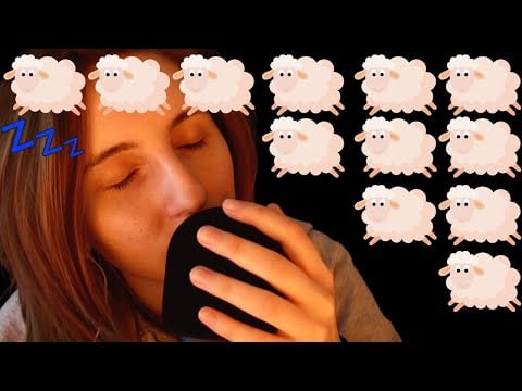 JE COMPTE LES MOUTONS (ils apparaissent à l'écran) 🐑 🐑 🐑 #asmrfrançais #asmrfr #asmrfrancais