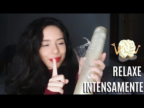 ASMR *SONS DE PLÁSTICO QUE VÃO TE RELAXAR INTENSAMENTE*