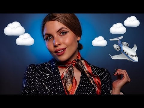 ASMR VIP First Class Flight Attendant Experience✈