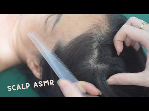 ASMR Hair Sound With Hair Combing, Hair Parting, Calming For Reduce Anxiety