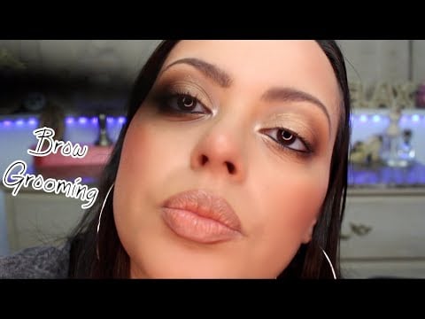 ASMR| Relaxing Brow Grooming Appointment Roleplay - Plucking, Shaping, Trimming (Personal Attention)