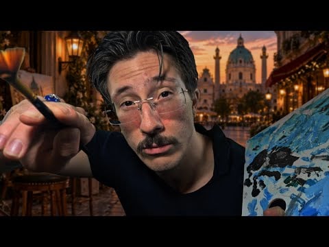 ASMR ROLEPLAY: Pintando Seu Retrato nas Ruas da Itália 🎨