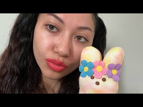 ASMR 🐣happy Easter 🐣🌷🐰- tapping, soft whispers, mouth sounds , basket sounds #asmr #tingling