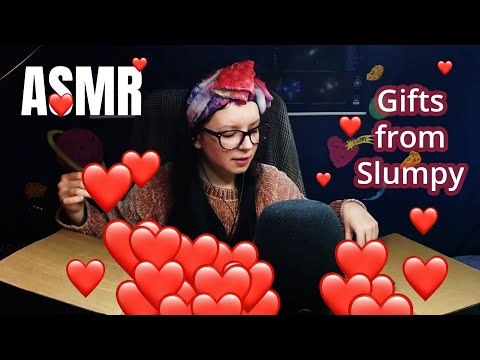 ASMR Unboxing gift package from Slumpy ASMR :)