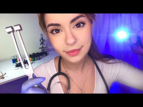 ASMR Français Examen Nerf Crânien Apaisant ♡ Examen Neurologique, Cranial Nerve, Examen RP Médical