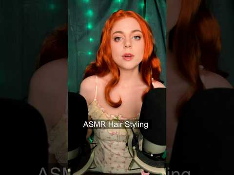 ASMR SUPER FAST Hair Styling #ASMR #roleplay