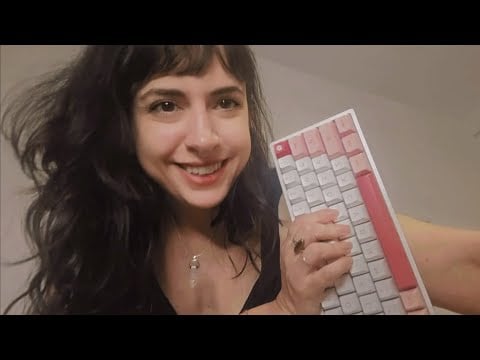 ASMR 🎮 Conversando + Controles de Videogame (Xbox e Switch) e Teclado Mecânico