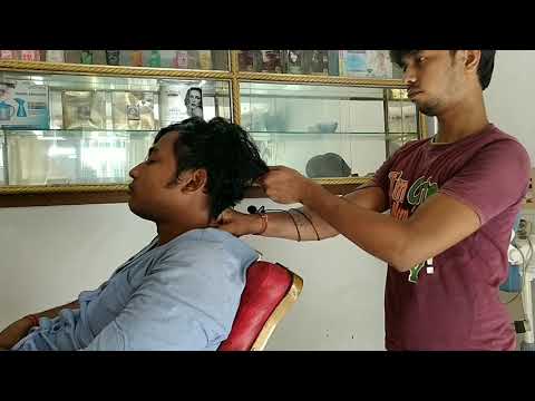 Party hangover Relief Head massage by Indian barber with Neck cracking ASMR