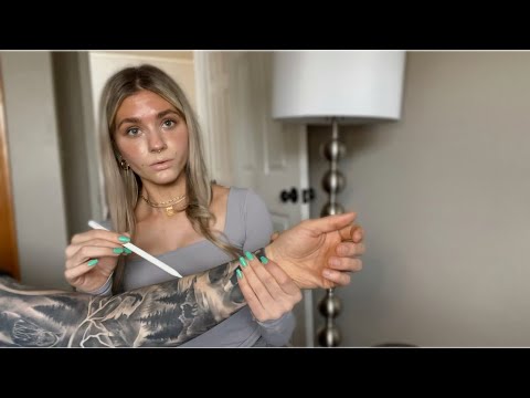 ASMR| Tattoo Tracing My Boyfriend’s Arm (Relaxing Whisper)🐺