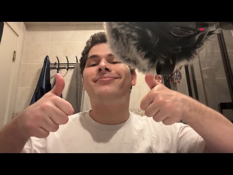 ASMR Français : JE RASE MA BARBE ET MA MOUSTACHE 🪒