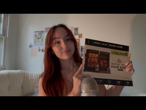 asmr lets build a book nook together 📚 tapping, close whisper, whisper ramble