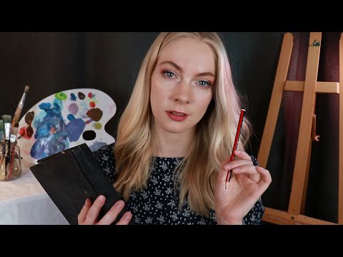 ASMR Artist Draws Your Portrait (Examining & Pencil Sketching You)