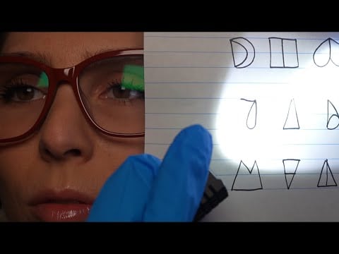 ASMR EYE EXAM 🤓 Strange tests you probably haven’t done before (LIGHT TRIGGERS)