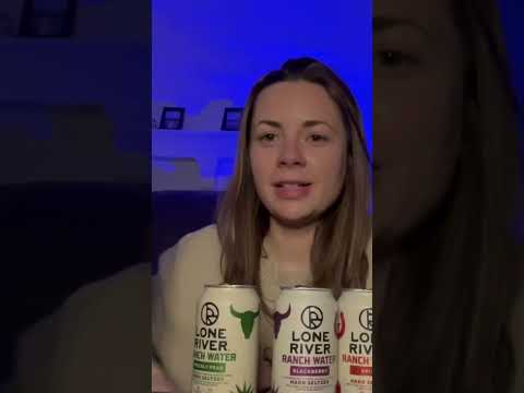 trying ranch water hard seltzer 🫢🌵 #asmr #tingles #triggers #sleep #drinkreview #tastetest #relax
