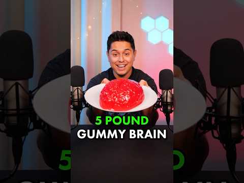 Eating a 5 Pound Gummy Brain 🧠 | #ASMR