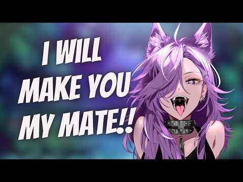 Yandere alpha wolf girl kidnaps you for a date  [F4A][ASMR][Tail brushing][Biting][Softdom]