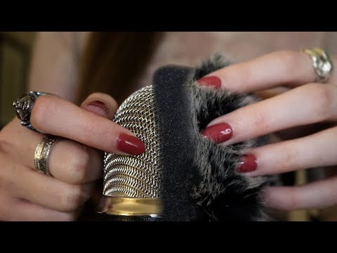 ASMR Mic Scratching Variety ✨(No Cover, Foam & Fluffy Cover) No Talking