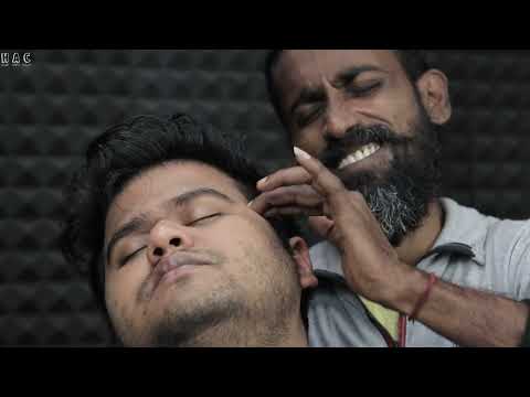 Massage Of Falling Asleep ASMR Head Scratching With Comb