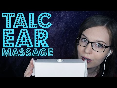 SUPER SOFT 🌟 Talc Ear Massage | Whispered | Binaural HD ASMR