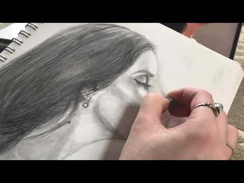 (lo-fi ASMR) draw with me (pt II)