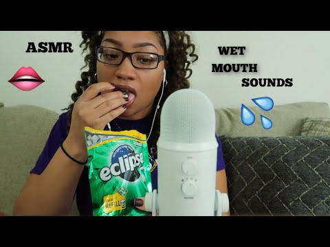 ASMR | WET Mouth Sounds 💦 👅 + GUM Chewing