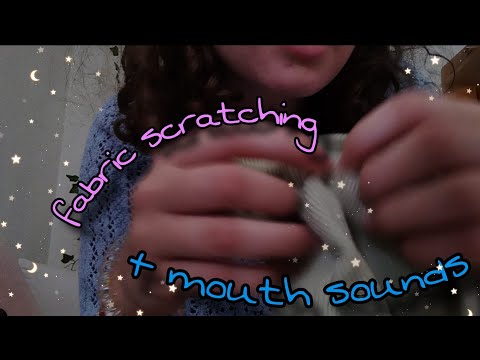 FAST & AGGRESSIVE LOFI ASMR ~ Fabric Scratching & Mouth Sounds