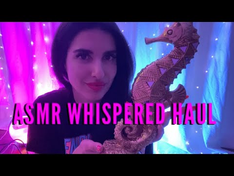 ASMR Haul of Random Stuff 🧜🏼‍♀️(Whispered)