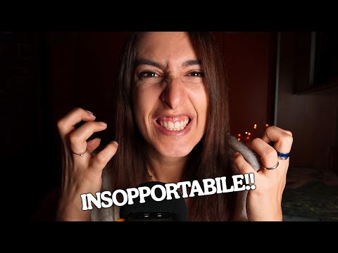 INAUDIBLE INSOPPORTABILE 😖 + fingers fluttering | ASMR ita