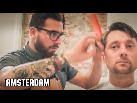 💈 The Amsterdam Haircut At Cut Throat Barber & Coffee | Amsterdam Holland