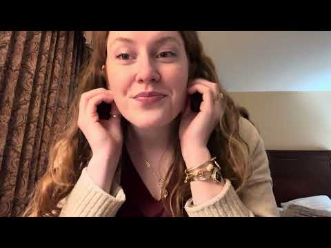 ASMR Jewelry adjusting and tapping - “girly” video