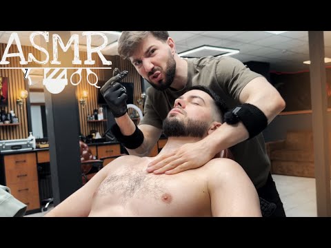 Drift Into Bliss 😴 ASMR Arm & Chest Massage Experience