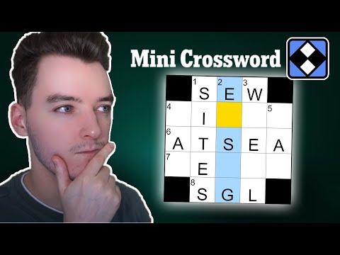 [ASMR] Solving Mini Crossword Puzzles