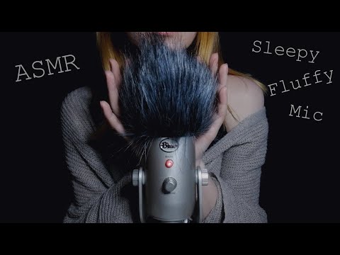 ASMR Fluffy Mic / Scalp Massage & Deep Brain / Fluffy Ear to Ear Mic Brushing, Stroking (NO TALKING)