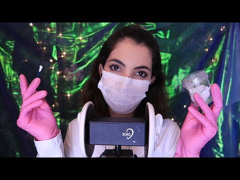 ASMR 3DIO:  LIMPEZA DE OUVIDO