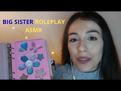 Sei la mia SORELLINA e ti TRUCCO per un pranzo in FAMIGLIA /ROLEPLAY BIG SISTER ASMR ITA