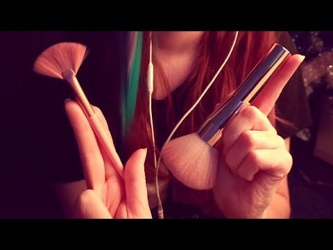ASMR 🩷 Brushing your face... (no talking)